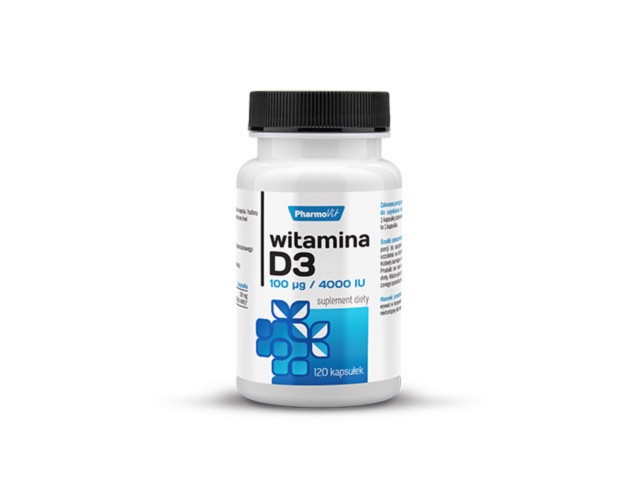 Witamina D3 100 mcg/4000 IU interakcje ulotka kapsułki - 120 kaps.