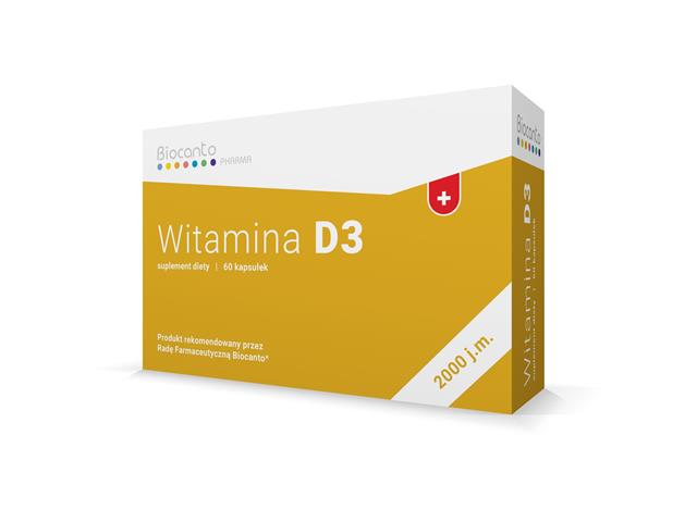 Witamina D3 interakcje ulotka kapsułki - 60 kaps.