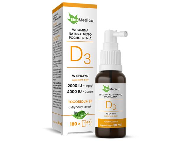 Witamina D3 Spray interakcje ulotka spray - 30 ml