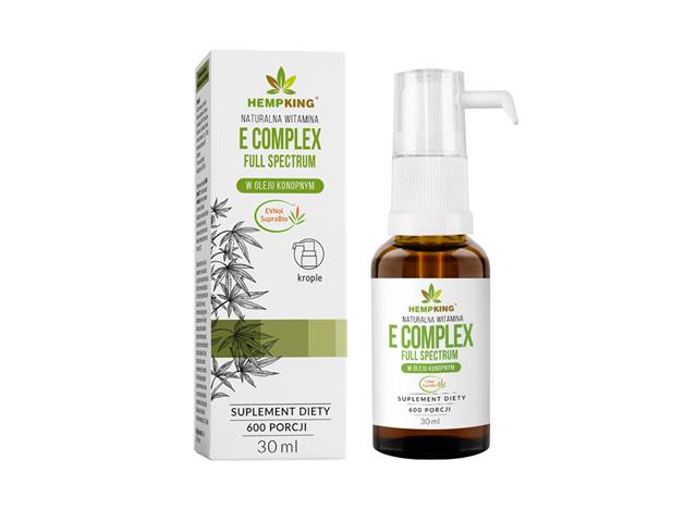 Witamina E Complex interakcje ulotka krople  30 ml