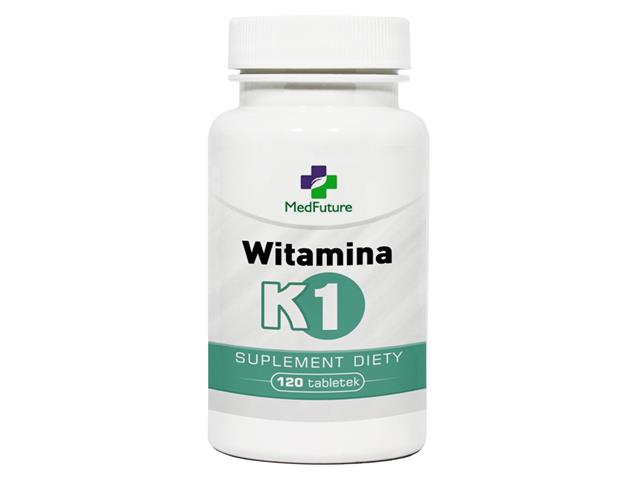 Witamina K1 interakcje ulotka tabletki - 120 tabl.