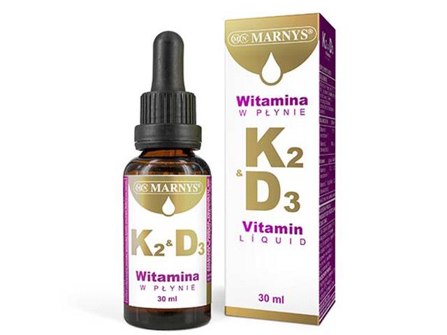 Witamina K2 & D3 W płynie interakcje ulotka płyn - 30 ml
