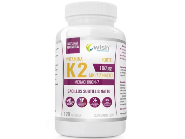 Witamina K2 interakcje ulotka tabletki - 120 tabl.