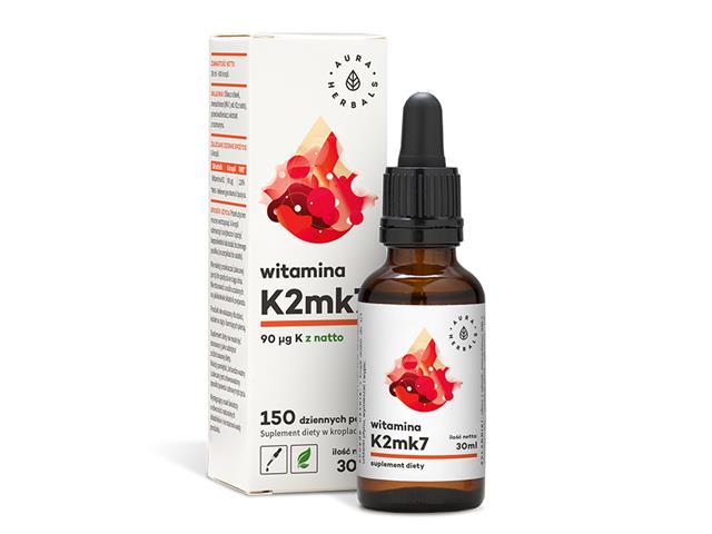 Witamina K2 MK7 interakcje ulotka płyn  30 ml