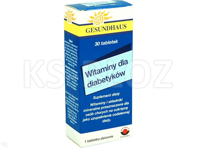 Witaminy Dla Diabetyków interakcje ulotka tabletki - 30 tabl.