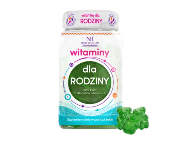 Witaminy Dla Rodziny interakcje ulotka żelki  300 g (60 szt.)