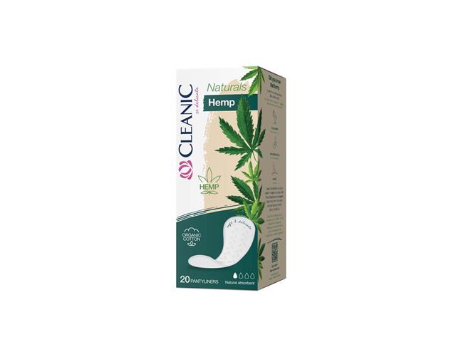 Wkł.hig. CLEANIC Naturals Organic Cotton&Hemp interakcje ulotka wkładka - 20 szt.