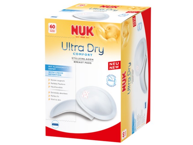 Wkł.laktacyjne NUK Ultra Dry Comfort 252081 interakcje ulotka wkładka laktacyjna - 60 szt.