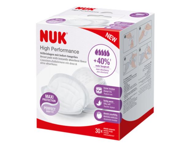 Wkładki laktacyjne NUK High Performance nr 252.134 interakcje ulotka wkładka - 30 szt.