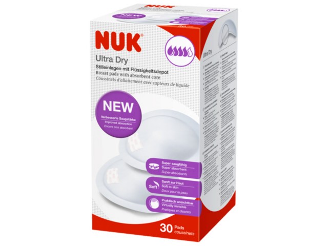 Wkładki laktacyjne NUK Ultra Dry 252.123 interakcje ulotka  - 30 szt.