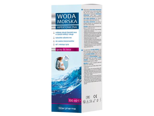 Woda morska hipertoniczna interakcje ulotka   100 ml