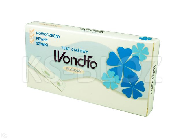 Wondfo Test ciążowy płytkowy interakcje ulotka test ciążowy płytkowy - 1 szt.
