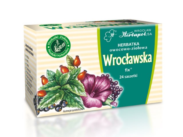 Wrocławska Fix Herbata interakcje ulotka   24 toreb.