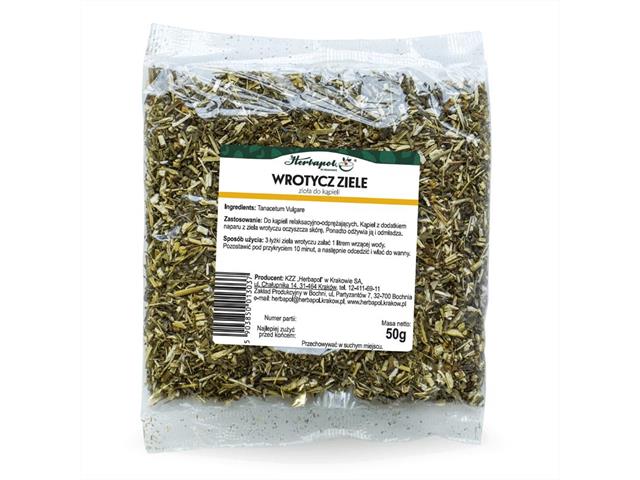 Wrotycz Ziele interakcje ulotka zioła sypkie - 50 g