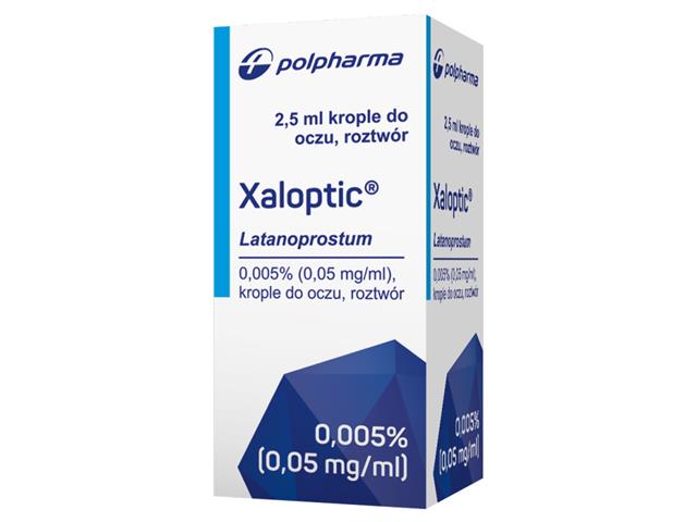 Xaloptic interakcje ulotka krople do oczu, roztwór 50 mcg/ml 