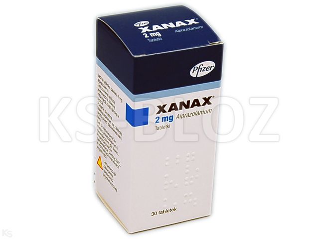 Xanax interakcje ulotka tabletki 2 mg 30 tabl. | butelka