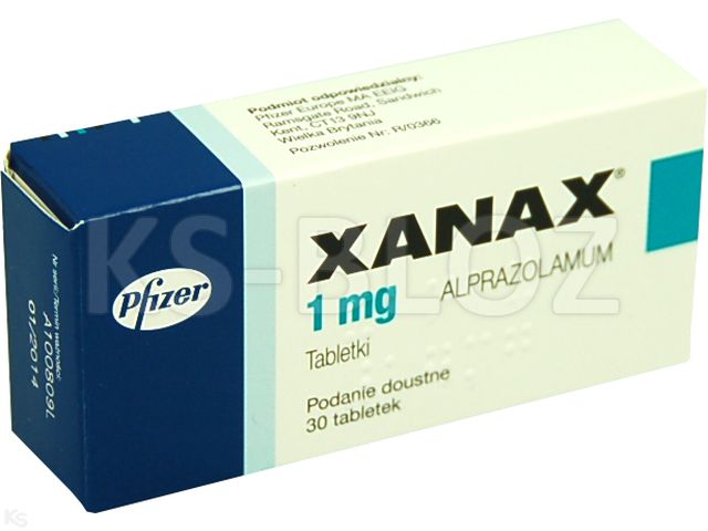 Xanax interakcje ulotka tabletki 1 mg 30 tabl.