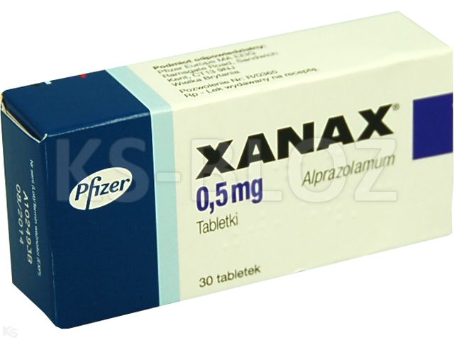 Xanax interakcje ulotka tabletki 0,5 mg 30 tabl.