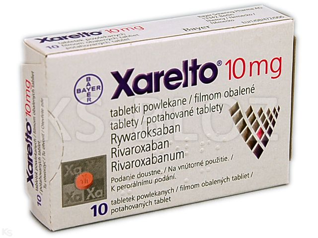 Xarelto 10 interakcje ulotka tabletki powlekane 10 mg 