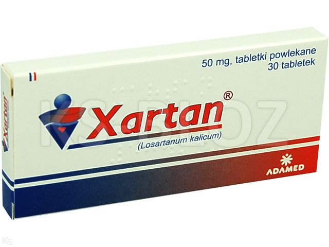 Xartan interakcje ulotka tabletki powlekane 50 mg 