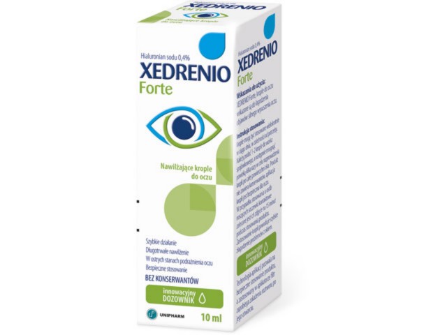 Xedrenio Forte interakcje ulotka krople do oczu - 10 ml