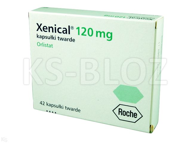 Xenical interakcje ulotka kapsułki twarde 120 mg 42 kaps. | blist.