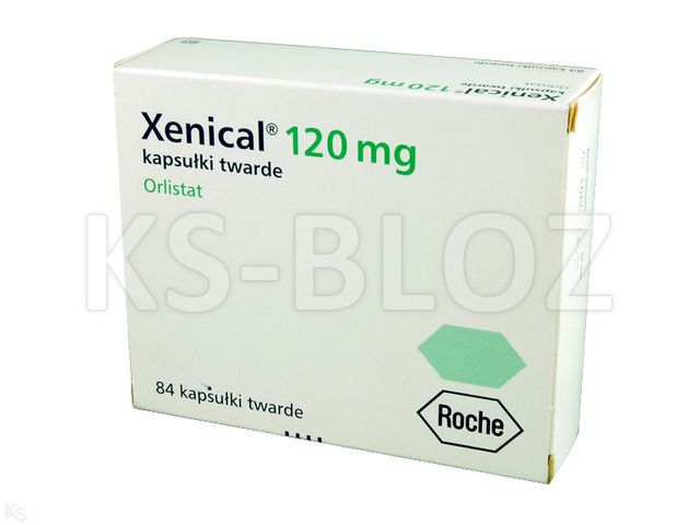 Xenical interakcje ulotka kapsułki twarde 120 mg 84 kaps.