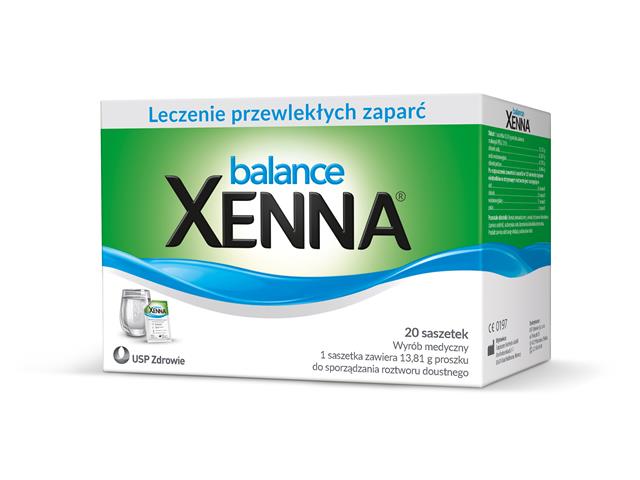 Xenna Balance interakcje ulotka proszek  20 sasz.