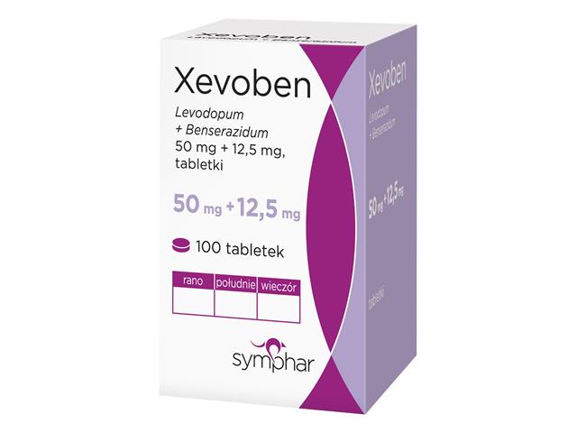 Xevoben interakcje ulotka tabletki 12,5mg+50mg 100 tabl.