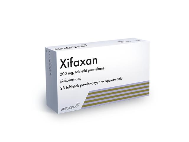 Xifaxan interakcje ulotka tabletki powlekane 200 mg 28 tabl. | 2 blist.po 14 szt.