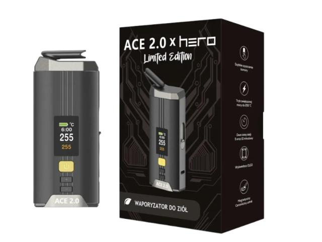 Xmax Ace 2.0 X Hero Waporyzator do ziół black interakcje ulotka urządzenie  1 szt.