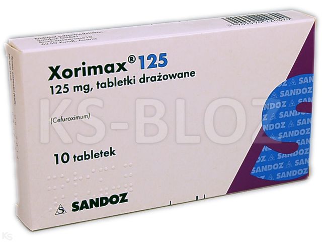 Xorimax 125 interakcje ulotka tabletki drażowane 125 mg 10 tabl. | blister