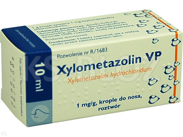 Xylometazolin Vp interakcje ulotka krople do nosa 1 mg/g 10 ml