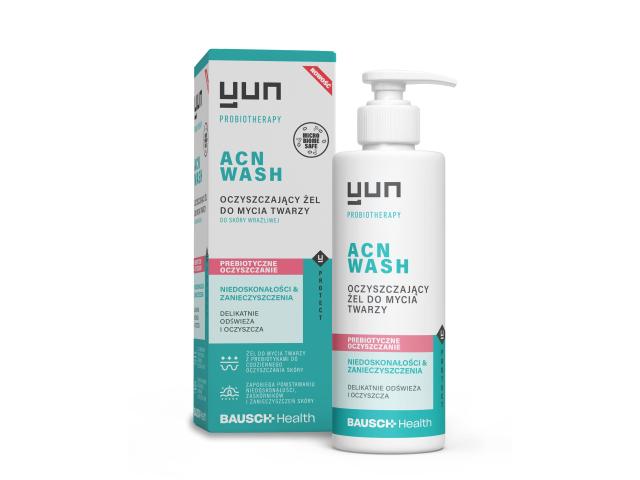 Yun ACN Wash Żel oczyszczający do mycia twarzy prebiotyczny interakcje ulotka żel - 150 ml