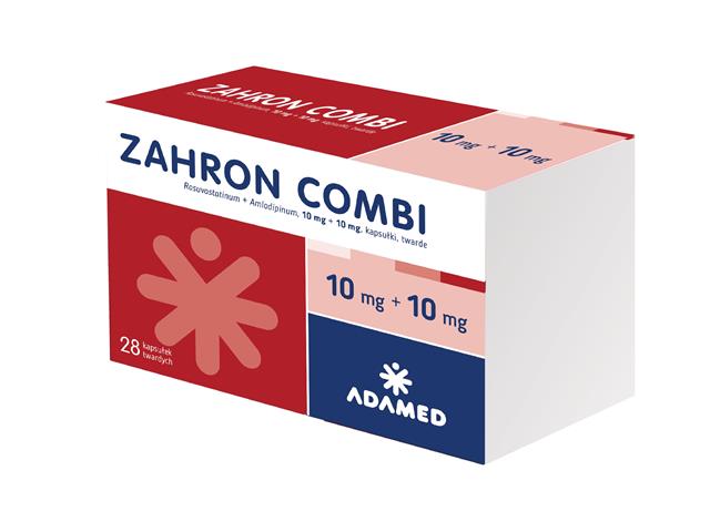 Zahron Combi interakcje ulotka kapsułki twarde 10mg+10mg 28 kaps.