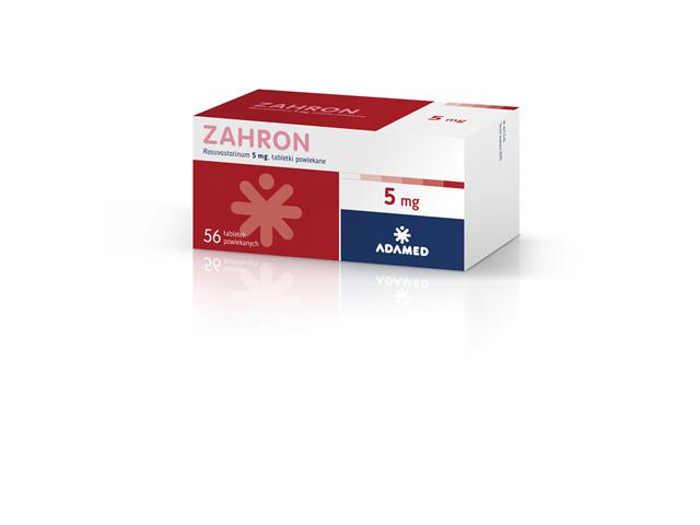 Zahron interakcje ulotka tabletki powlekane 5 mg 56 tabl.