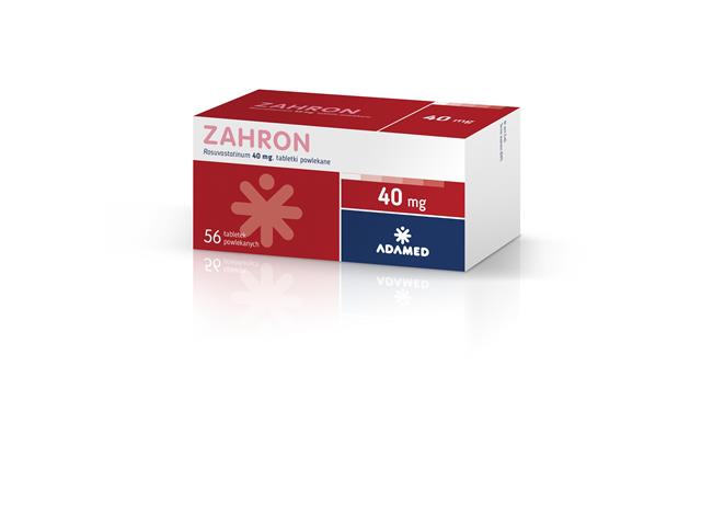 Zahron interakcje ulotka tabletki powlekane 40 mg 