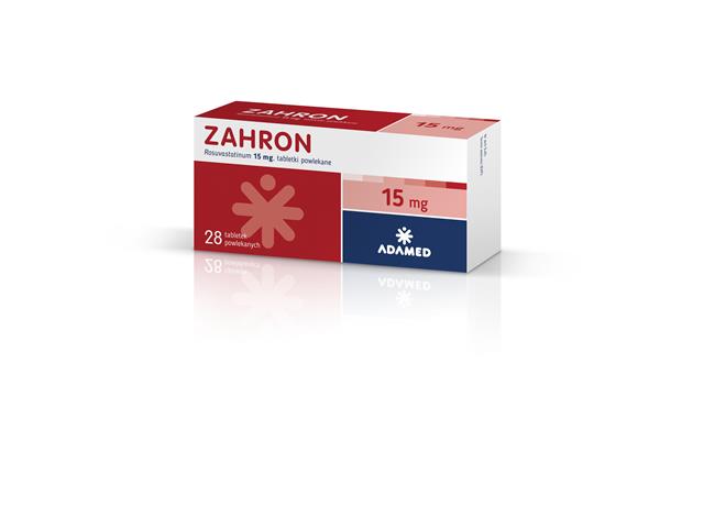 Zahron interakcje ulotka tabletki powlekane 15 mg 28 tabl.