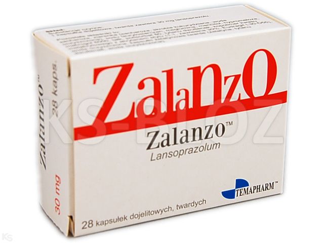 Zalanzo interakcje ulotka kapsułki dojelitowe twarde 30 mg 