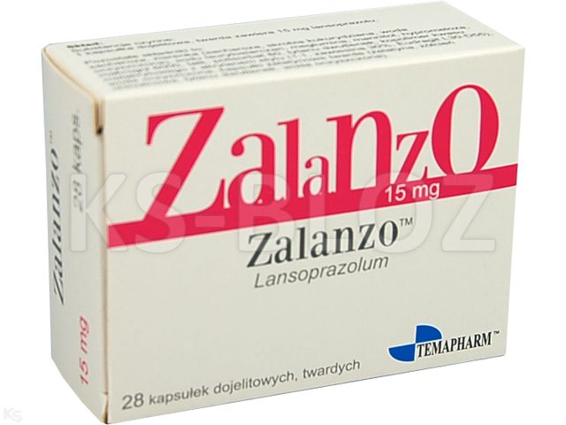 Zalanzo interakcje ulotka kapsułki dojelitowe twarde 15 mg 