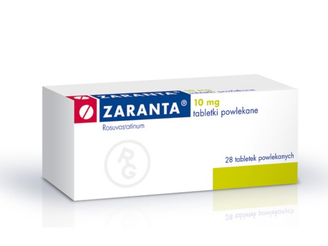 Zaranta interakcje ulotka tabletki powlekane 10 mg 28 tabl. | 4 blist.po 7 szt.