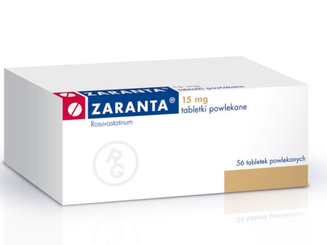 Zaranta interakcje ulotka tabletki powlekane 15 mg 56 tabl.