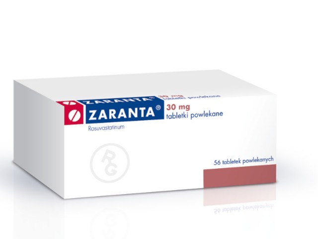 Zaranta interakcje ulotka tabletki powlekane 30 mg 56 tabl.