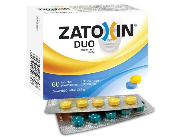 Zatoxin Duo interakcje ulotka tabletki powlekane  60 tabl. | 30+30tabl.