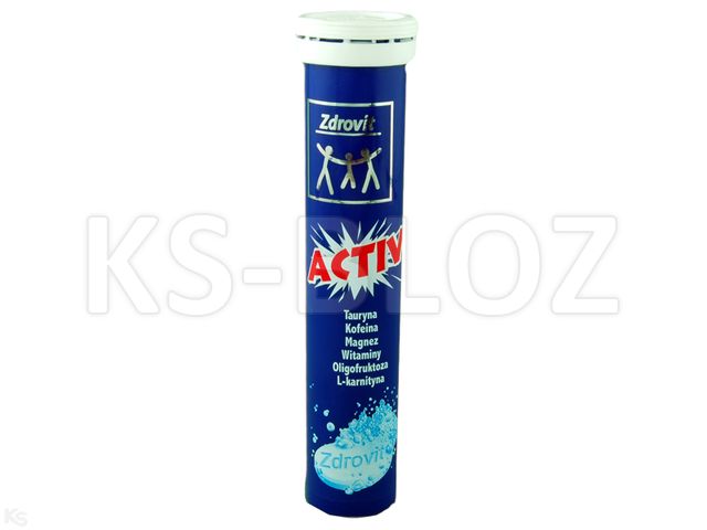 Zdrovit Activ interakcje ulotka tabletki musujące - 20 tabl.
