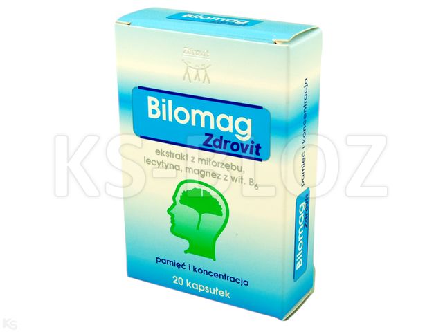 Zdrovit Bilomax interakcje ulotka kapsułki - 20 kaps.