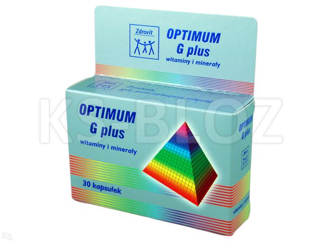 Zdrovit Optimum G Plus interakcje ulotka kapsułki - 30 kaps.