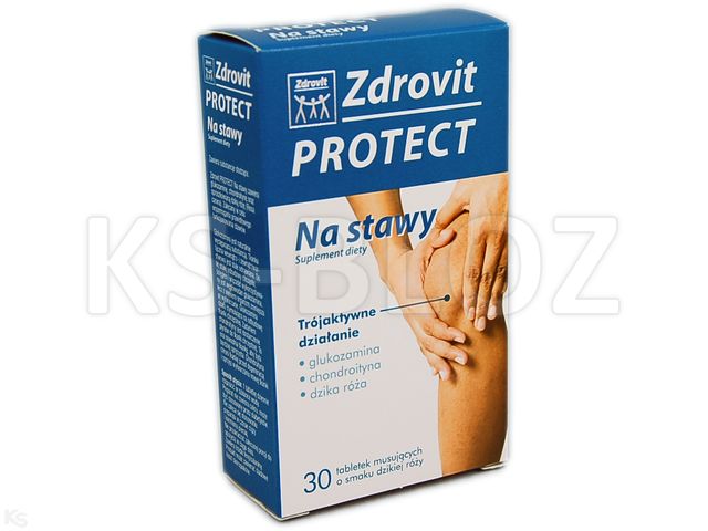 Zdrovit Protect Na Stawy interakcje ulotka tabletki musujące  30 tabl. | 2 blist.po 15 szt.