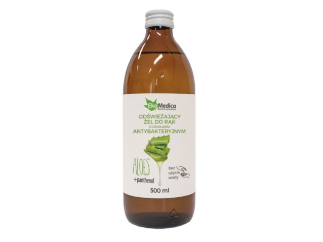 Żel antybakteryjny interakcje ulotka żel - 500 ml (but. ze szkła)