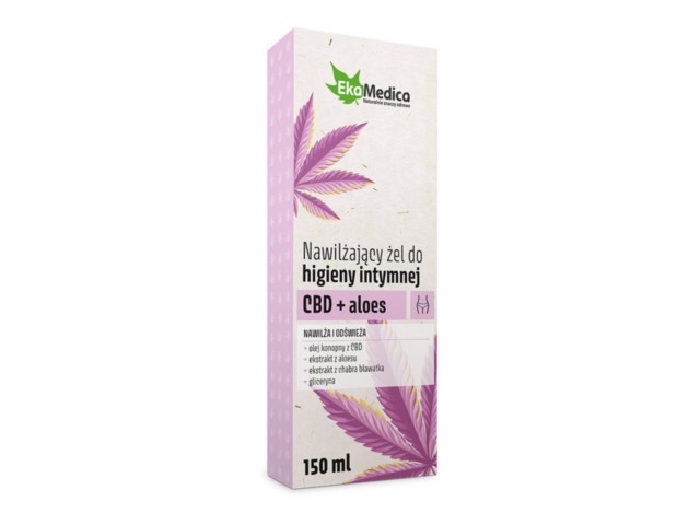 Żel do higieny intymnej nawilżający CBD + aloes interakcje ulotka   150 ml